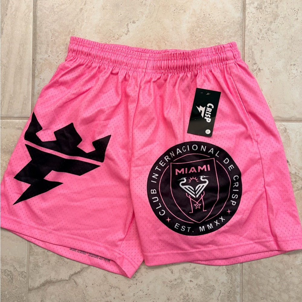 CRISP NYC Men’s Mesh Basketball Shorts Size Medium